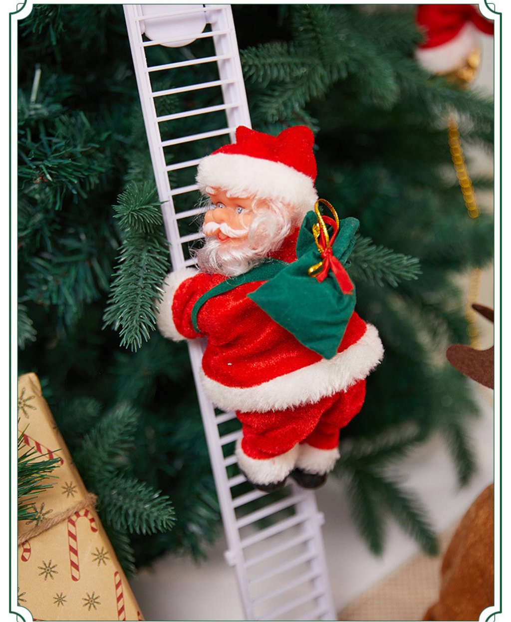 Santa's Magical Adventure Holiday Decoration