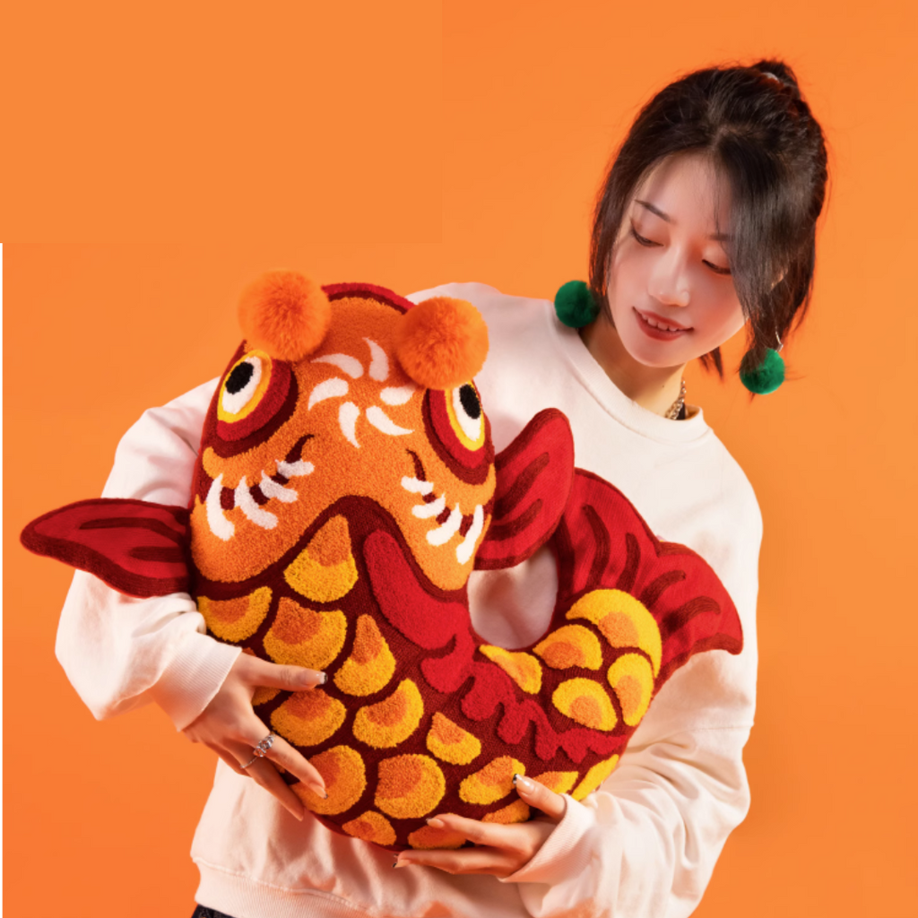 Lucky Koi Pillow - Chinese New Year Gift 2026