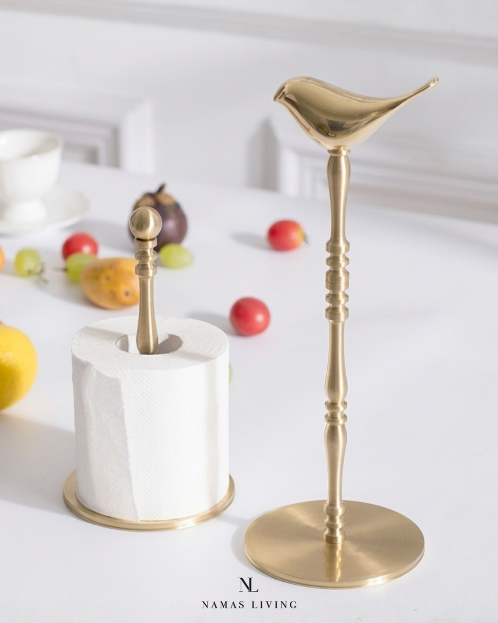 Brass Paper Towel Holder