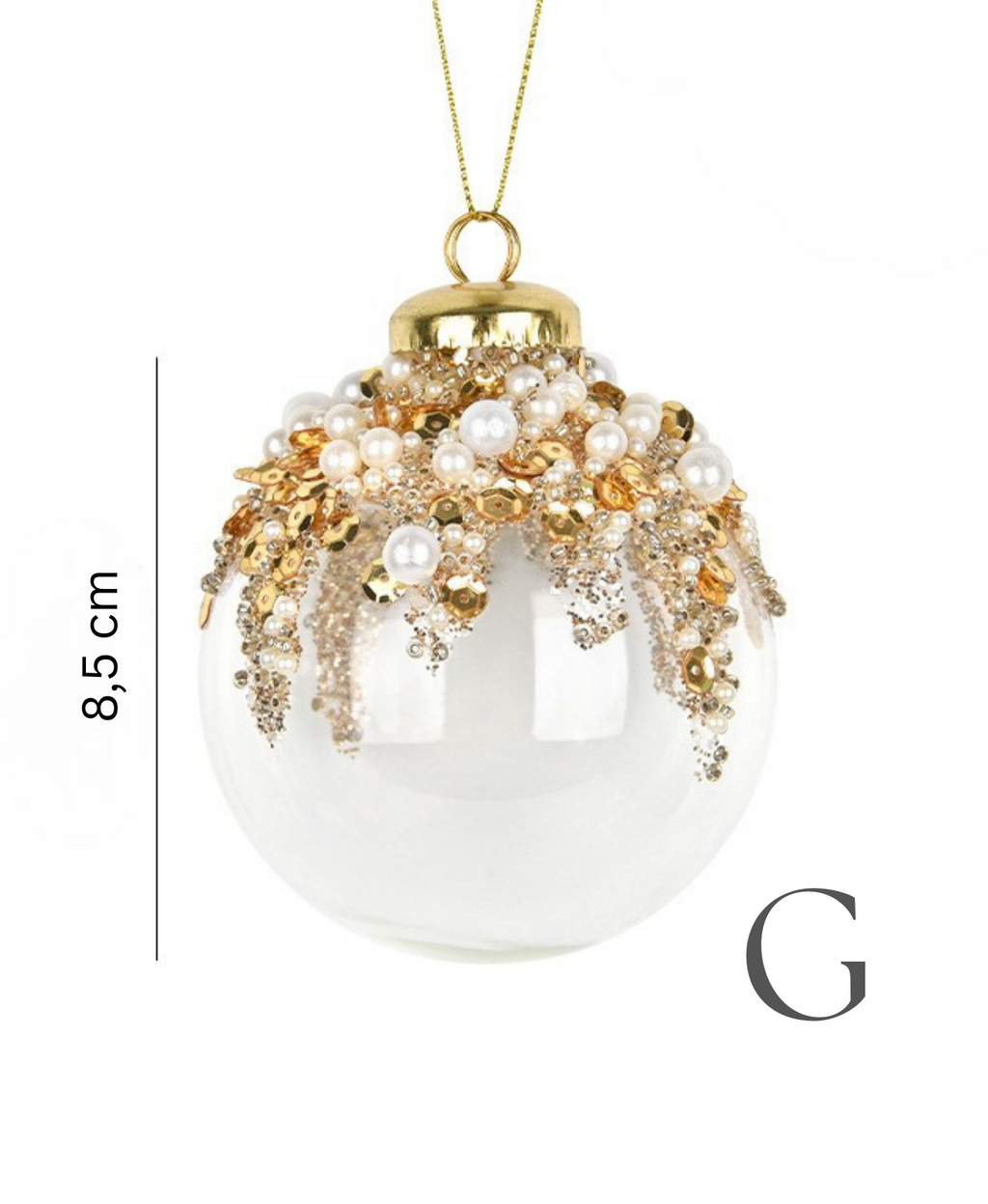 Artistic Glass Ball Christmas Ornament