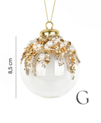 Artistic Glass Ball Christmas Ornament