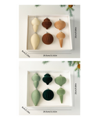 Simple Velvet Christmas Ball Set
