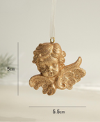 Gold Glitter Christmas Ornament