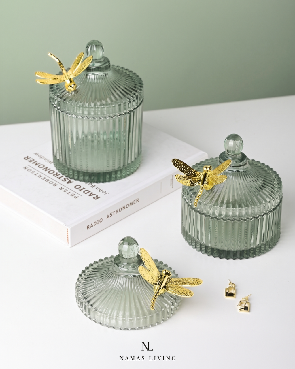Crystal  Glass Storage Jar