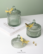 Crystal  Glass Storage Jar