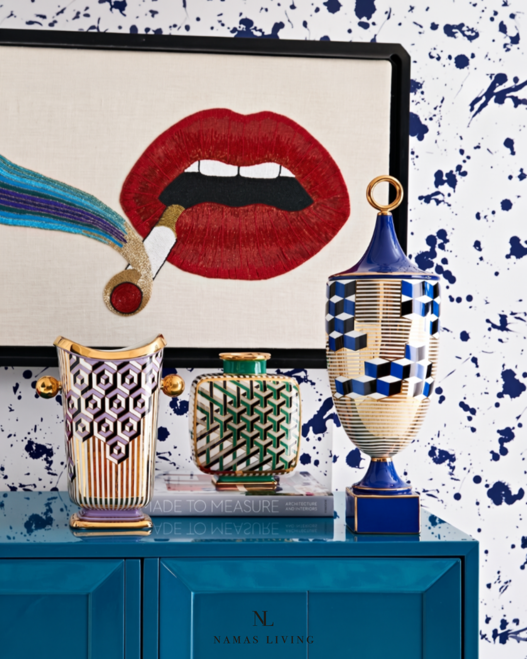 Eclectic Retro Vase