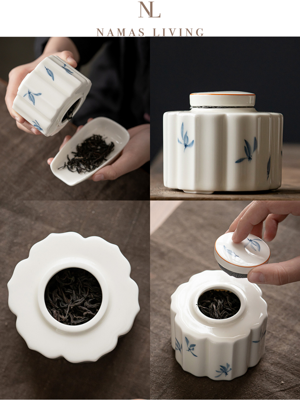 Bluebell Storage Jar Canister