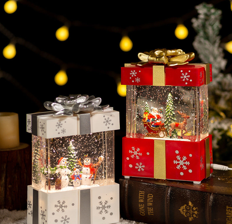 Holiday Light Music Box - Gift Box
