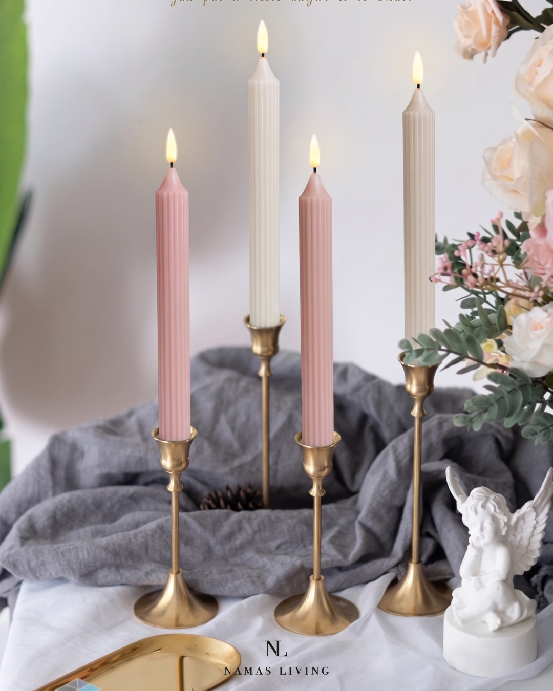 Morandi Classic LED Candle Set