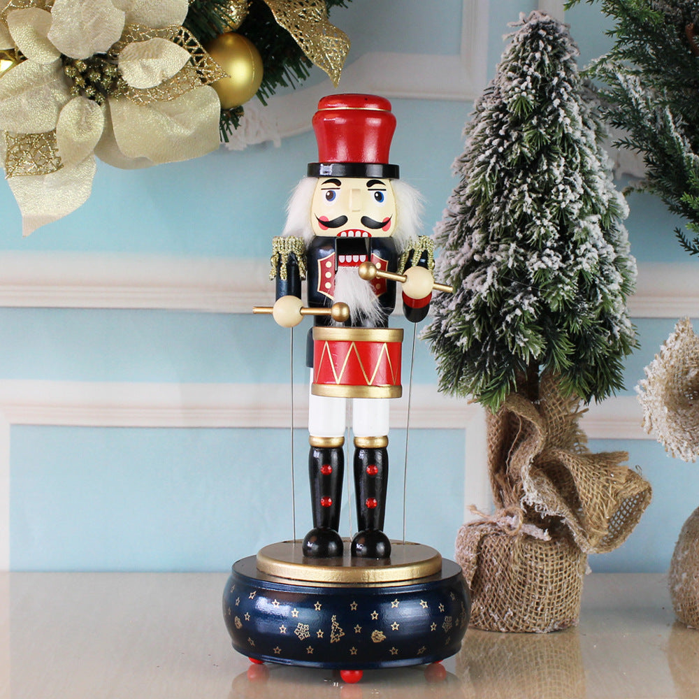 Nutcracker Round Music Box