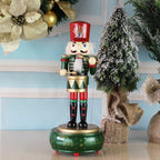 Nutcracker Round Music Box