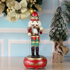 Nutcracker Round Music Box