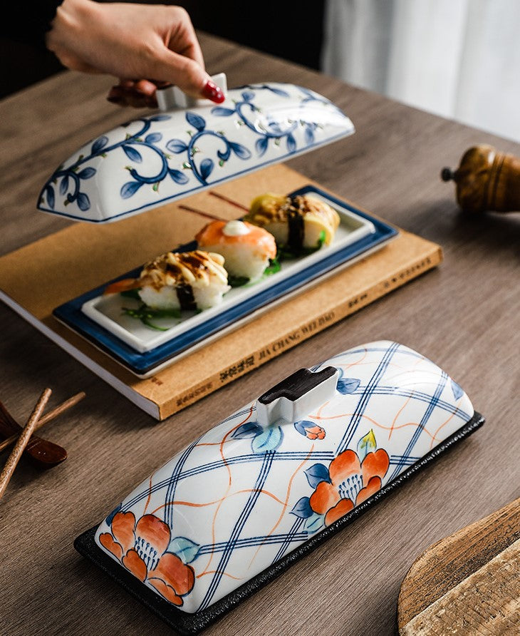 Japanese Ceramic Sushi Plate
