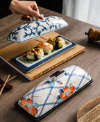 Japanese Ceramic Sushi Plate