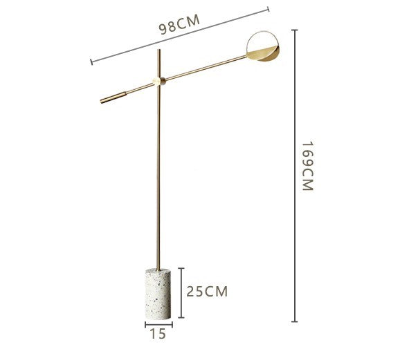 Golden Floor Lamp