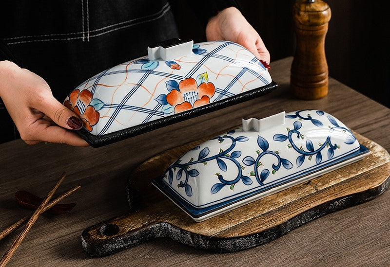Japanese Ceramic Sushi Plate