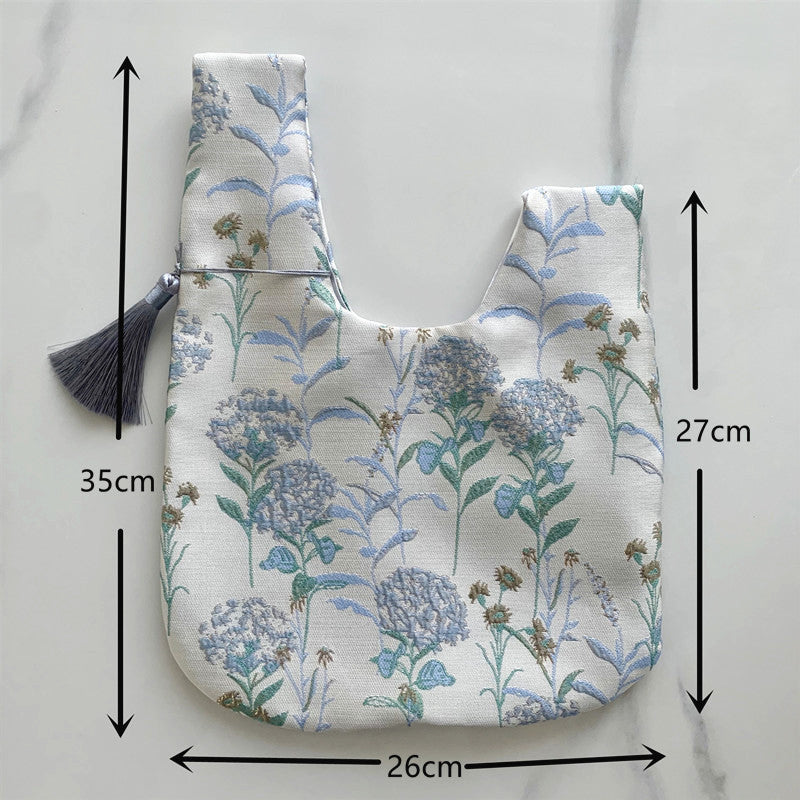 Jacquard Tote Bag