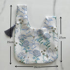 Jacquard Tote Bag