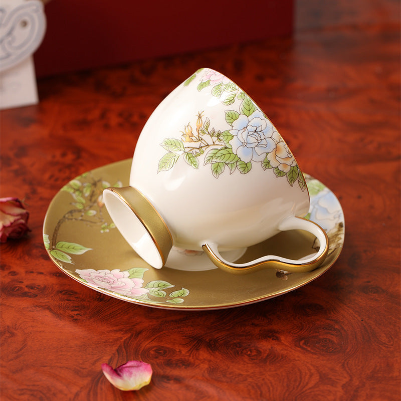 GIFTING INSPIRATION - White and Gold Floral Afternoon Tea Set