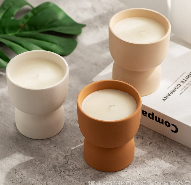Ceramic Candle Cup & Vase