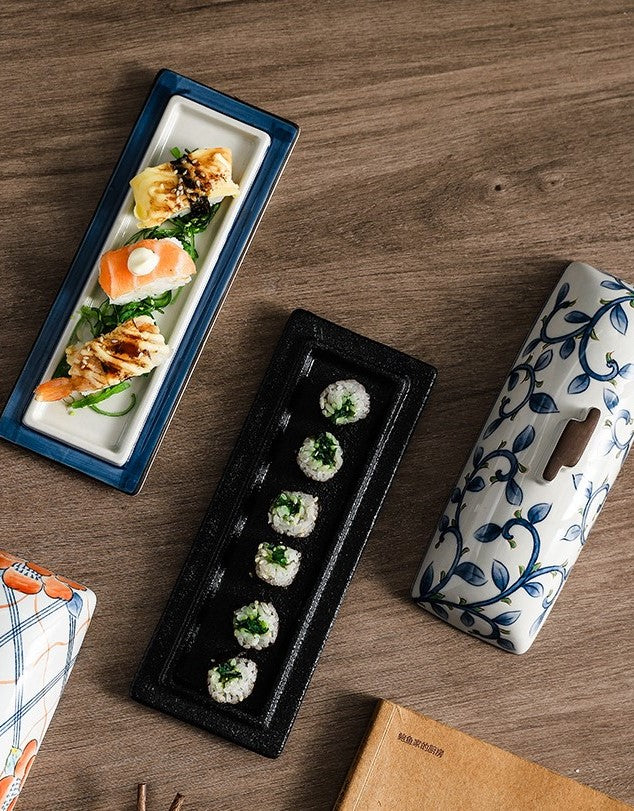 Japanese Ceramic Sushi Plate