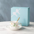 Retro Camellia Tea Cup & Jug