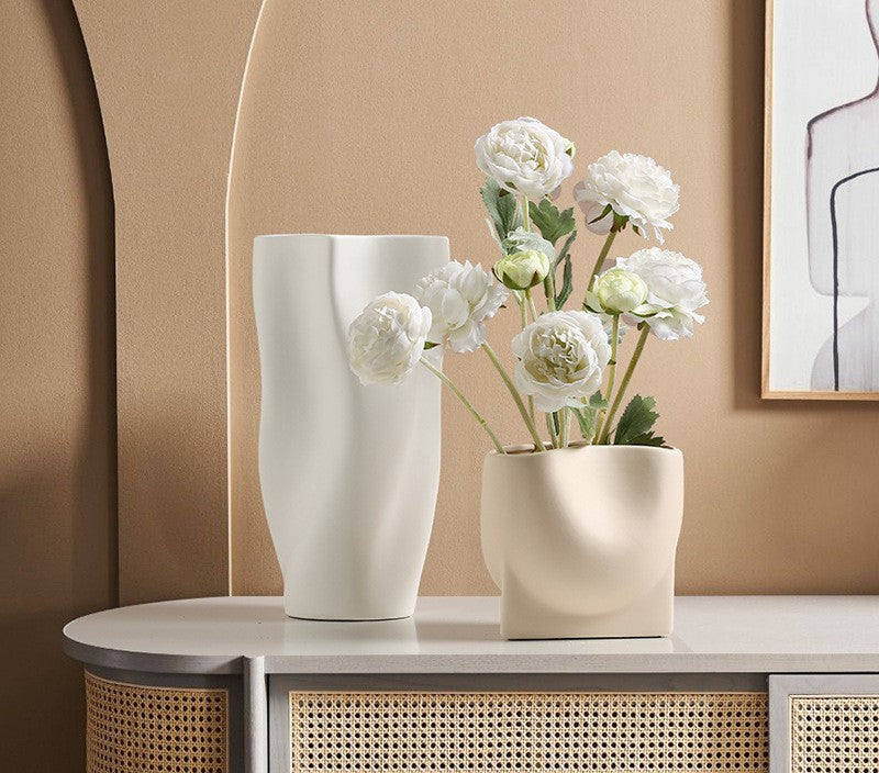 Unique Wave Ceramic Vase