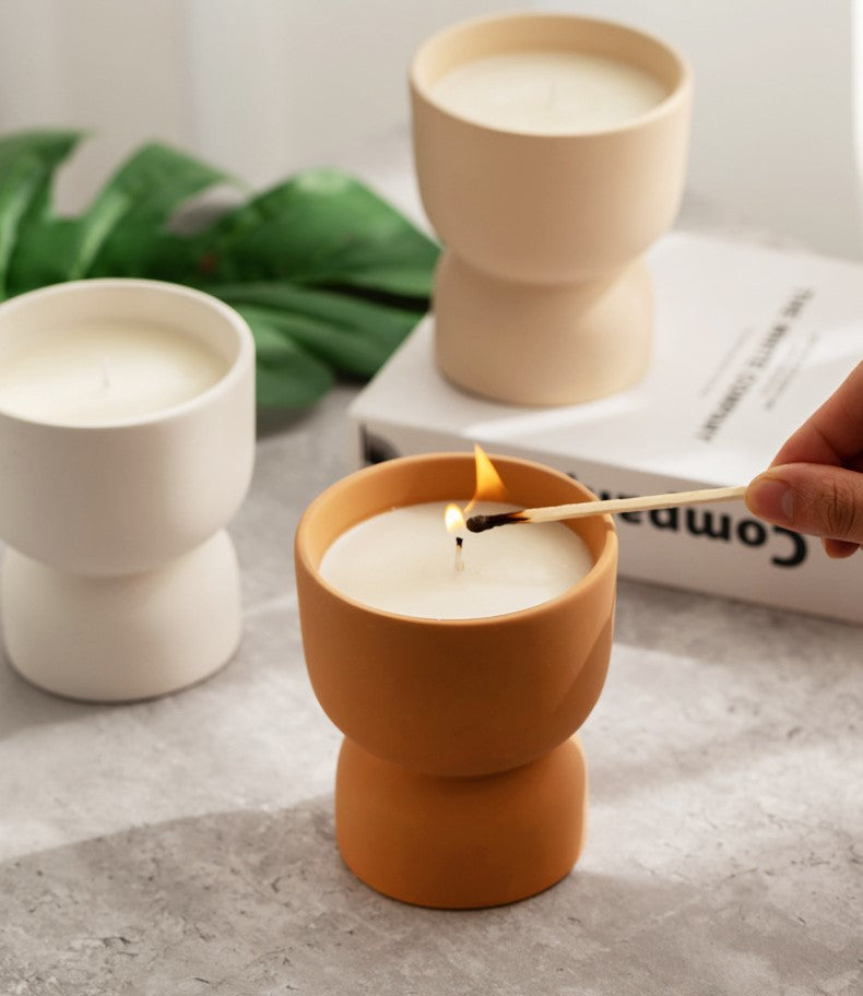 Ceramic Candle Cup & Vase