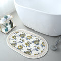 Korean Floral Floor Mats