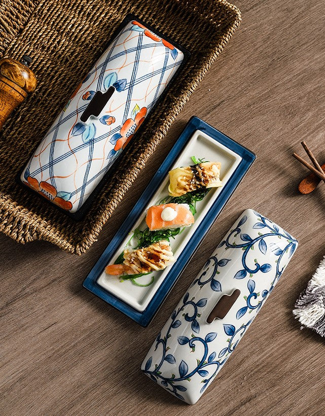 Japanese Ceramic Sushi Plate