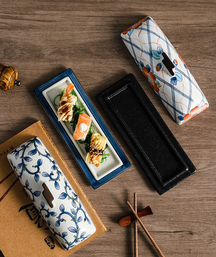 Japanese Ceramic Sushi Plate