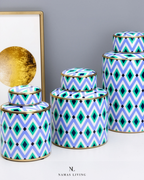Retro Ginger Jar Vase