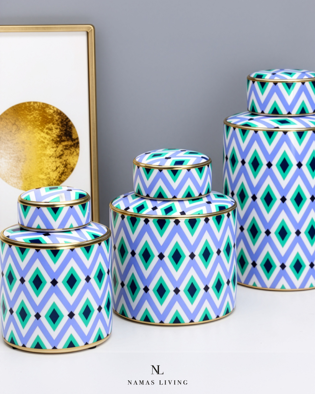 Retro Ginger Jar Vase