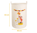Round Baskets Toys Folding Organizer