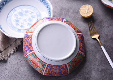 Imperial Chinoiserie Style Ceramic Plates
