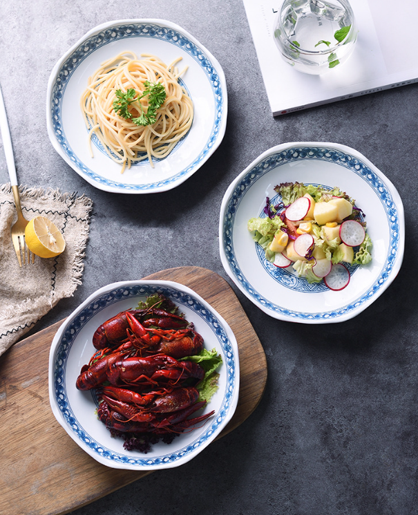 Imperial Chinoiserie Style Ceramic Plates