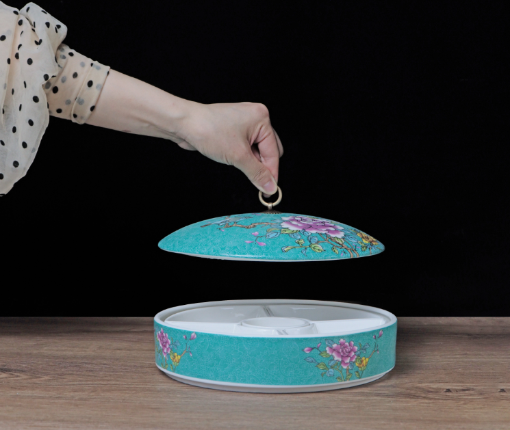 Five-Compartment Ceramic Tray