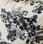 Retro Black and White Pillow Case