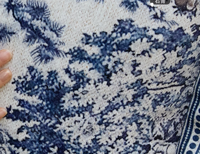 French Blue and White Pillow Case