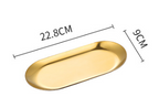 GIFTING INSPIRATION - Gold Oval Storage Tray