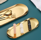 GIFTING INSPIRATION - Gold Oval Storage Tray