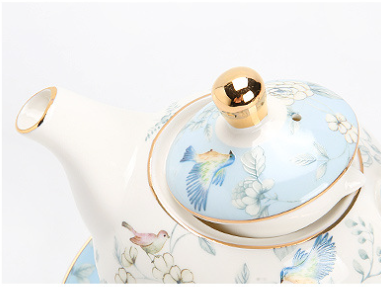 GIFITNG INSPIRATION - Blue Flower Stacked Tea Pot Set