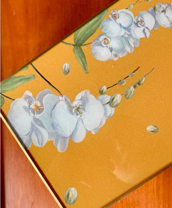 White Orchid Jewelry Box