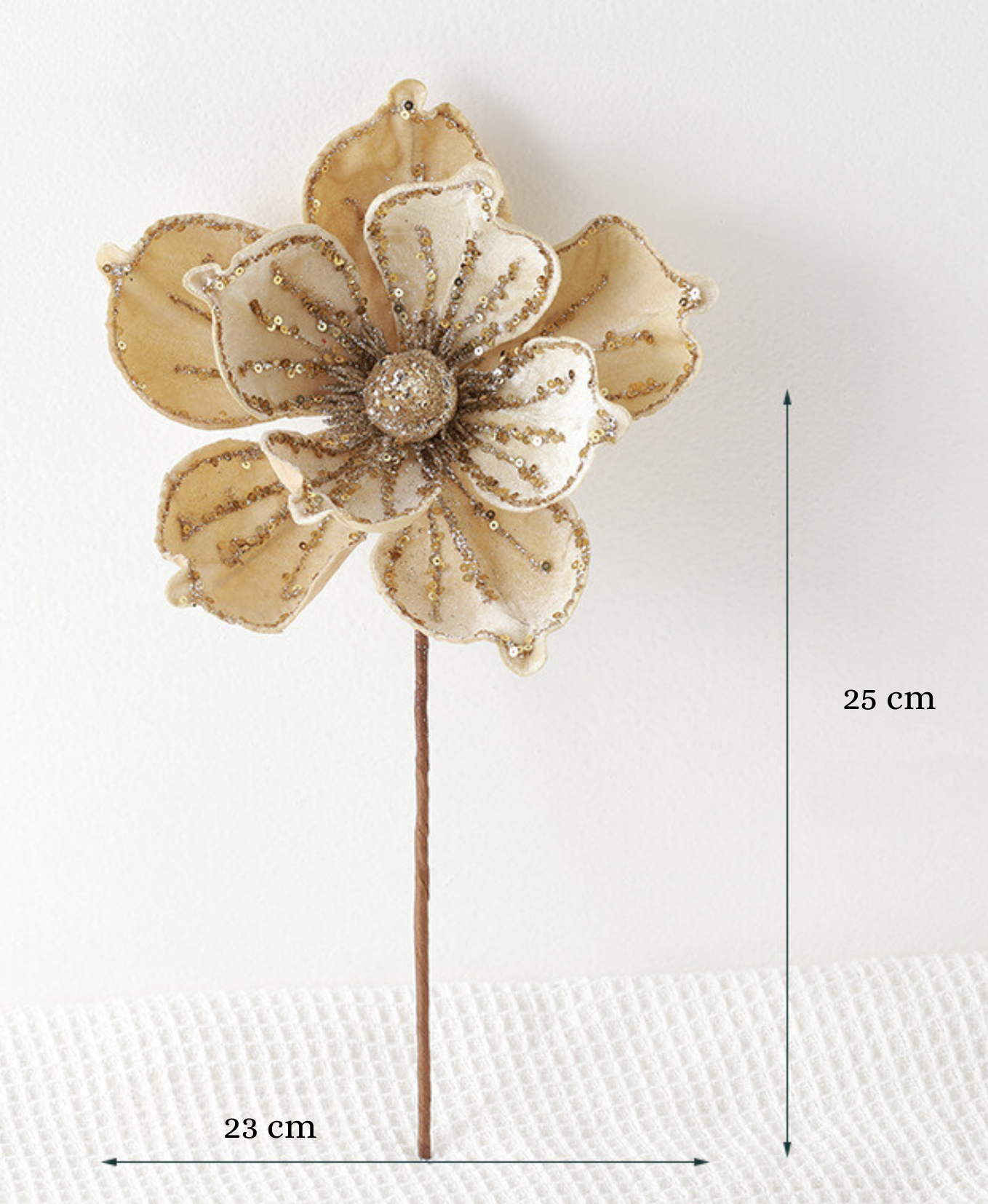 Sparkling Christmas Blossom Ornament