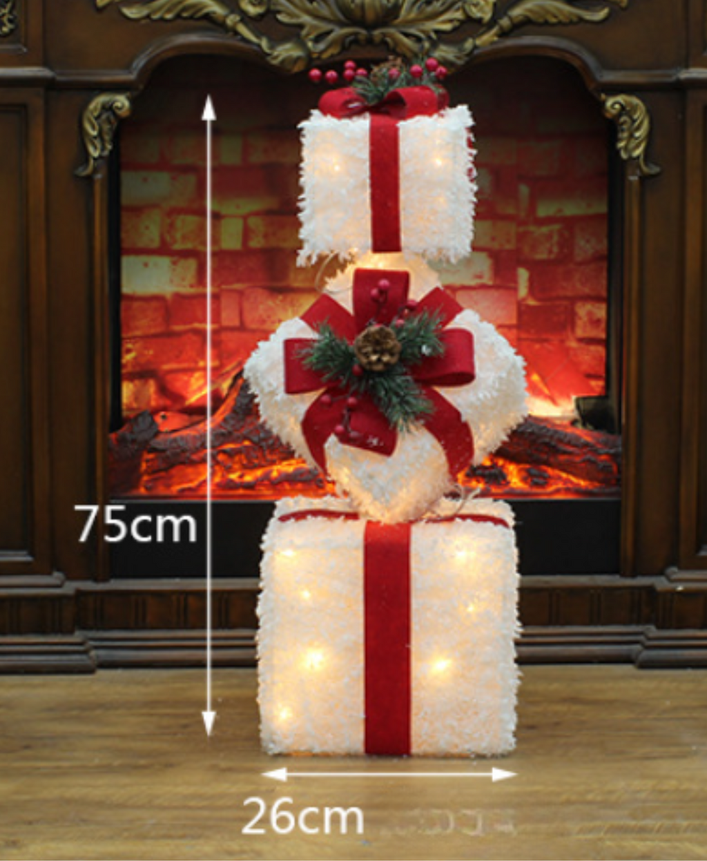 Holiday Giftbox  LED Ornament