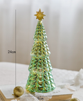 Gleaming Glass Christmas Tree Decoration