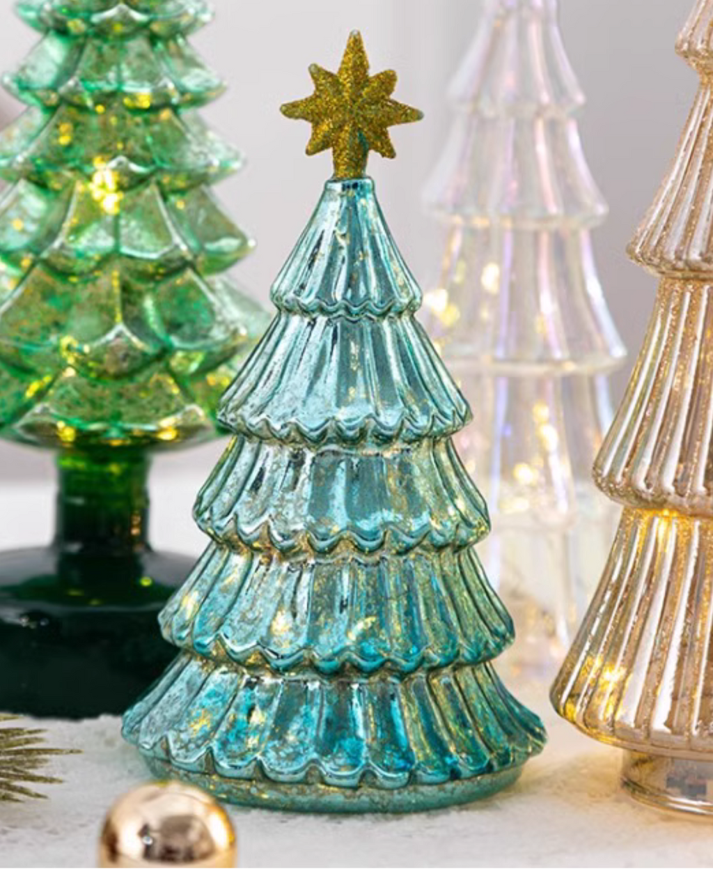 Christmas Tree Holiday Glass Ornament
