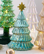 Christmas Tree Holiday Glass Ornament