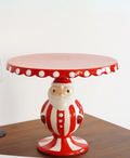 Santa Holiday Dessert Dish Platter