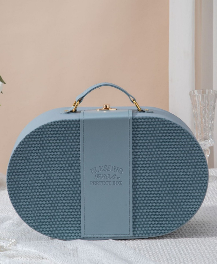 GIFTING INSPIRATION - Blue Luxe Leather Gift Box